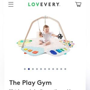 Lovevery Interactive Play Gym with Colorful Accessories